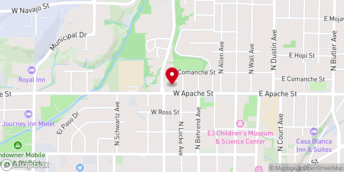 Map showing location of The Church of Jesus Christ of Latter-day Saints