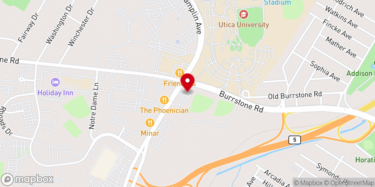 Map showing location of Zion Lutheran Church