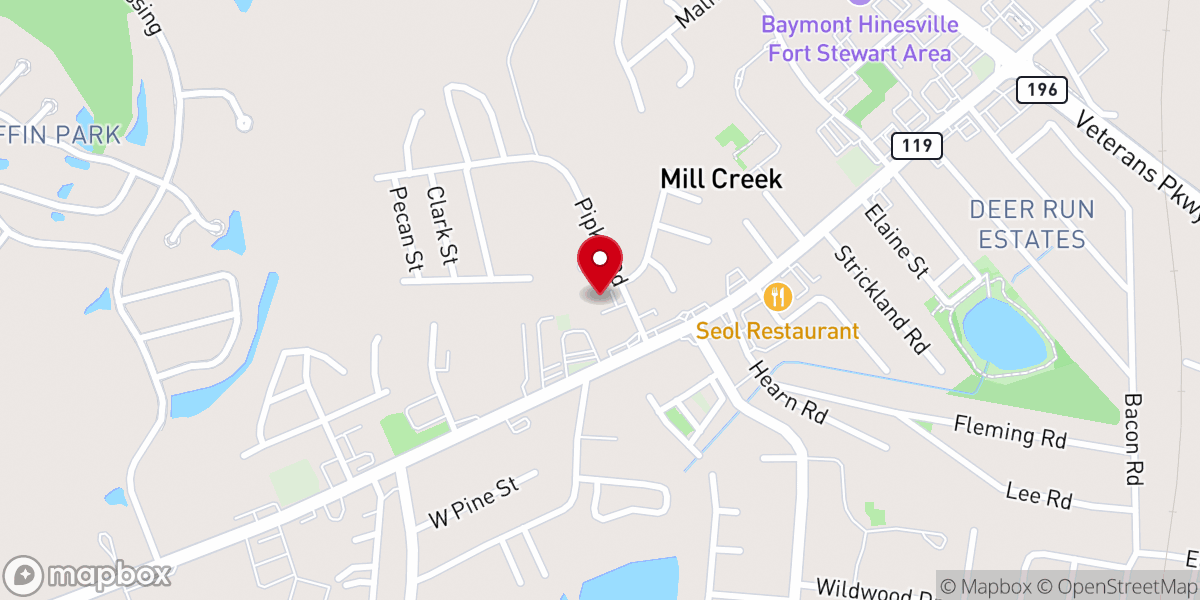 Map showing location of Progressive Church of our Lord