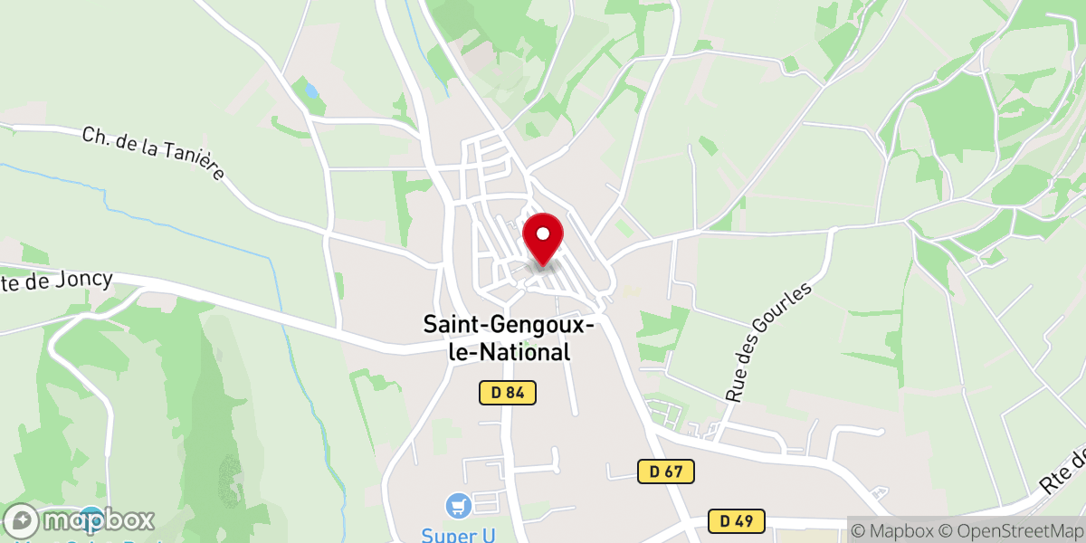 Map showing location of Le Prieuré (XVeme siècle)