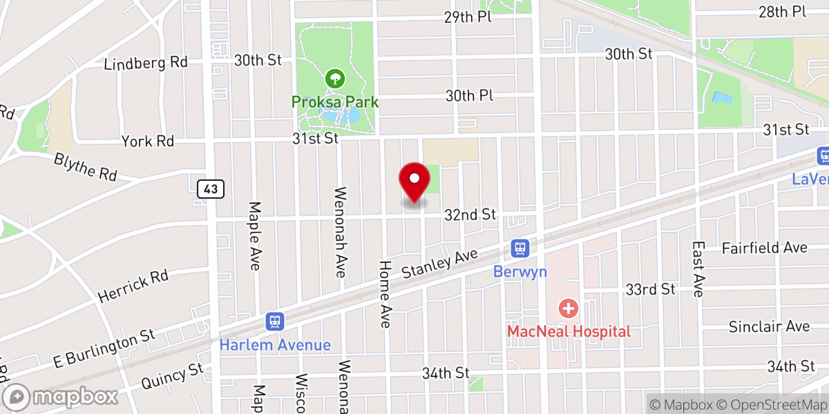 Map showing location of Victory Outreach Prison Ministry