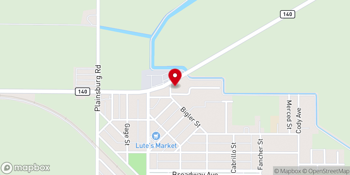 Map showing location of Sacred Heart Catholic Church
