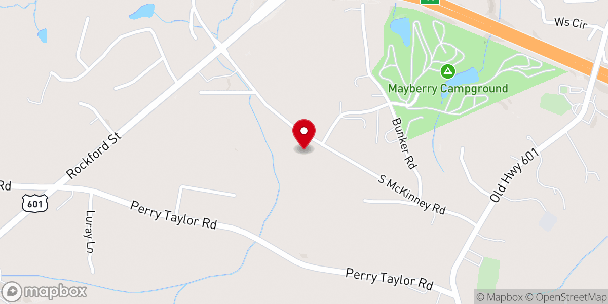 Map showing location of Family Fellowship Chapel