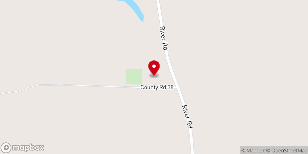 Map showing location of Pleasant Hill Church
