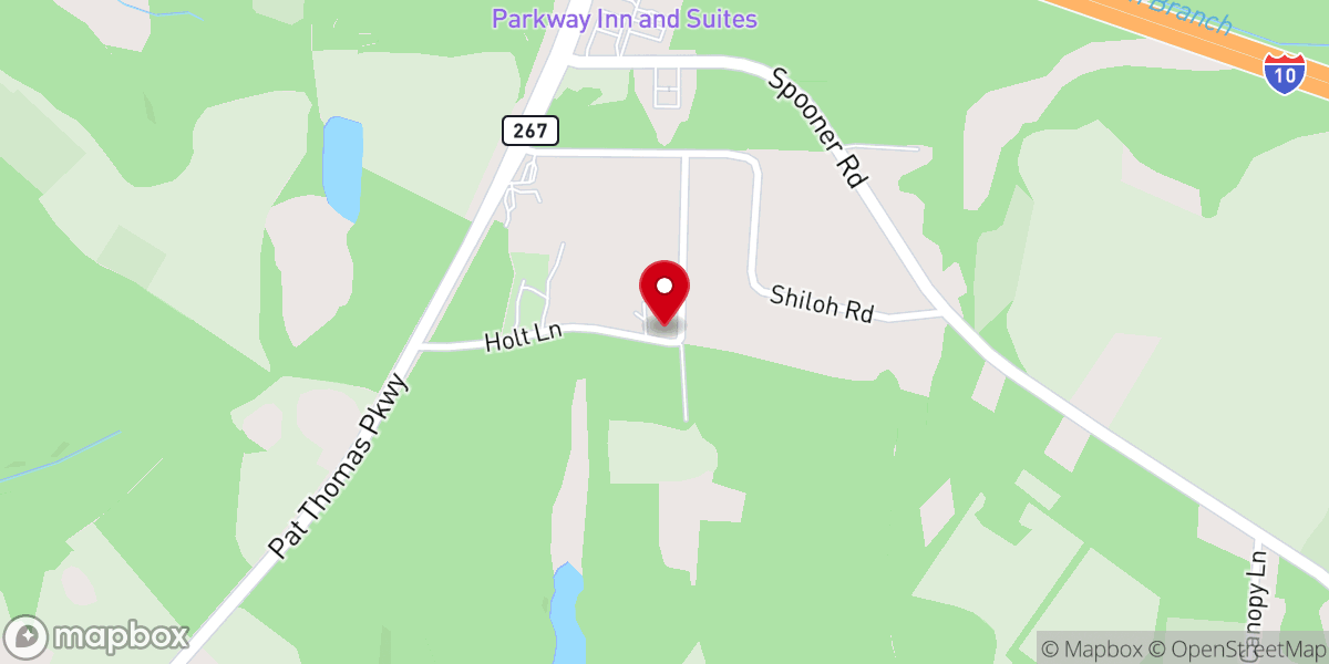 Map showing location of St Mark's MB Church