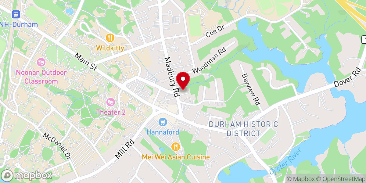 Map showing location of St. Thomas More Catholic Church