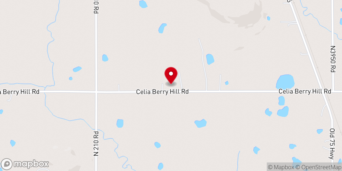 Map showing location of Tallahassee Indian Baptist Church