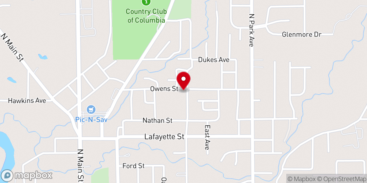 Map showing location of Dr Gregory a Taylor Ministries