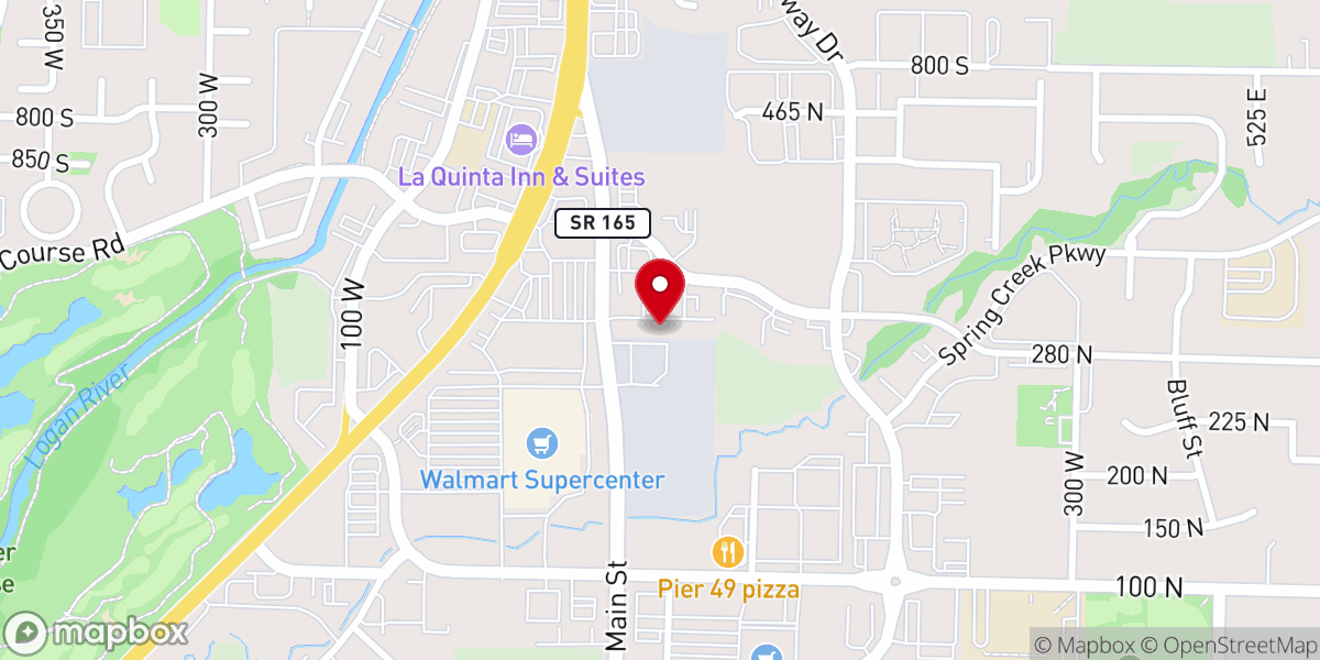 Map showing location of Calvary Logan Church