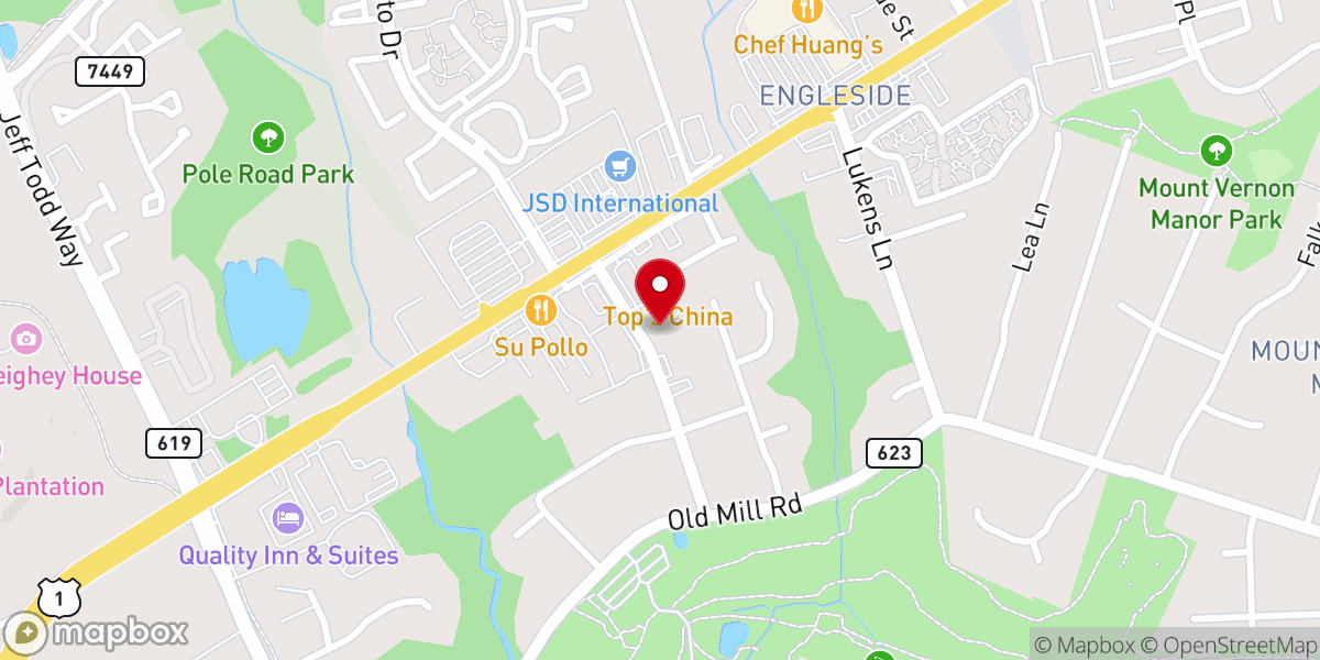Map showing location of St. George Tigrai Orthodox Tewahdo Church