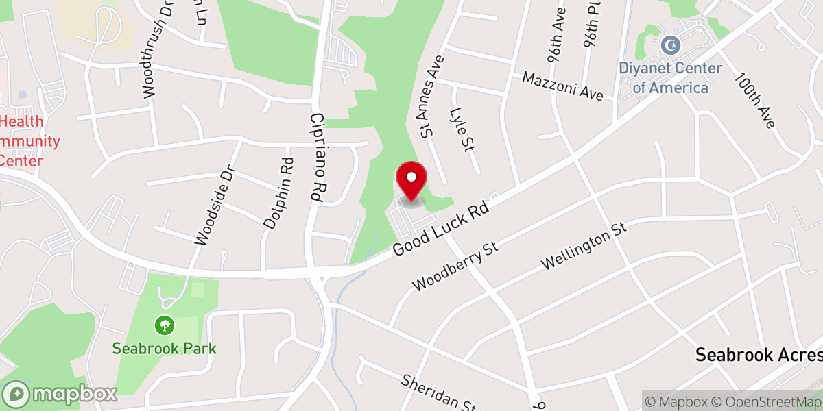 Map showing location of Seabrook SDA Church