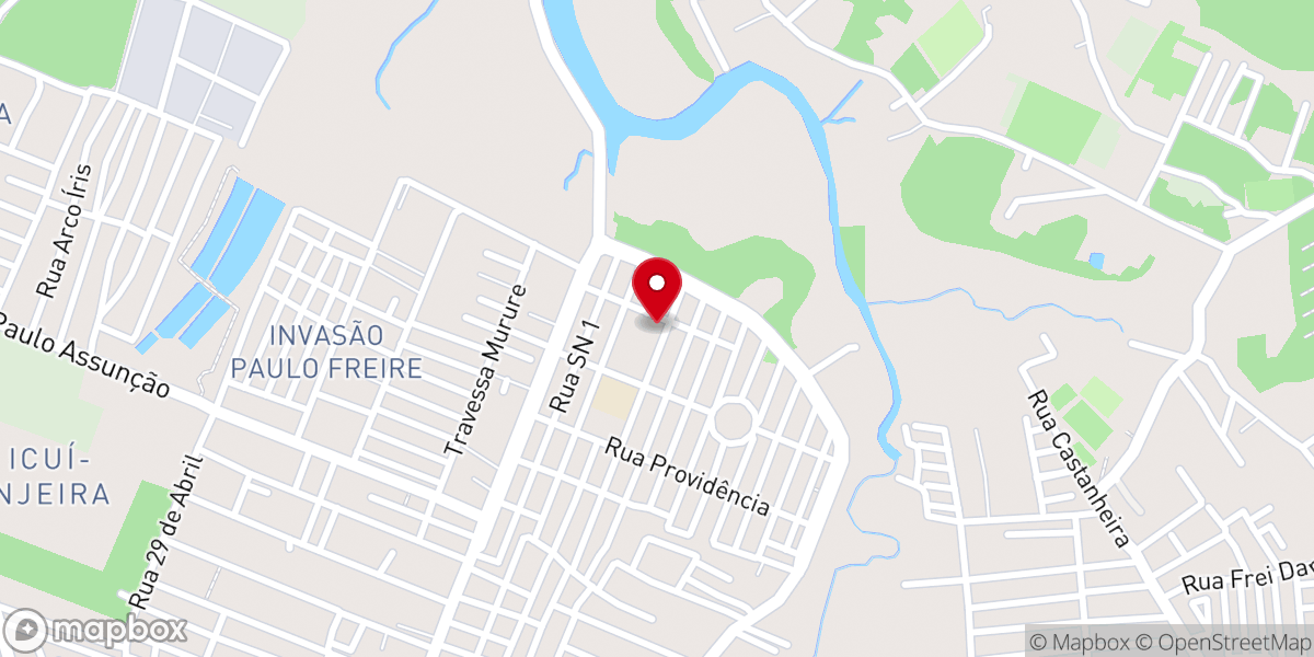 Map showing location of Igreja Matriz da Paróquia Ascensão do Senhor