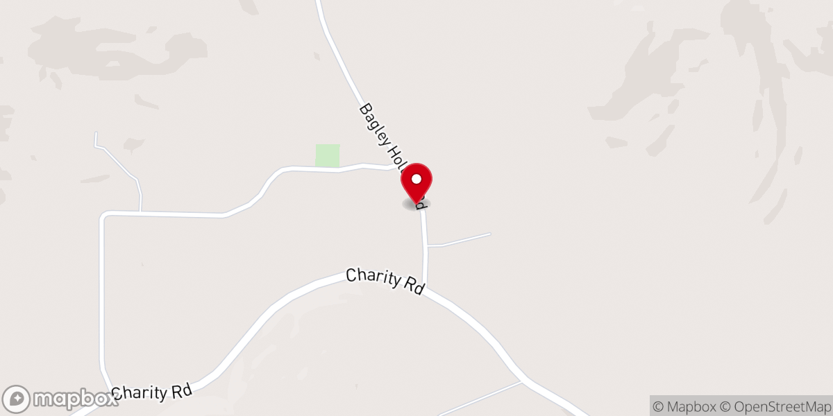 Map showing location of Charity Church
