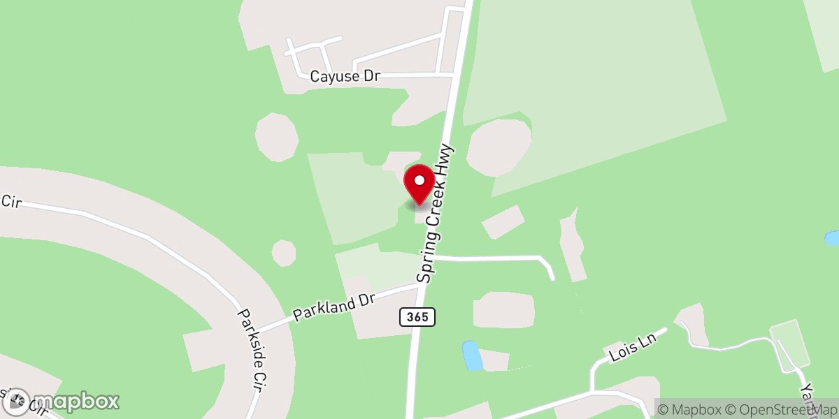 Map showing location of St Paul Primitive Baptist Church