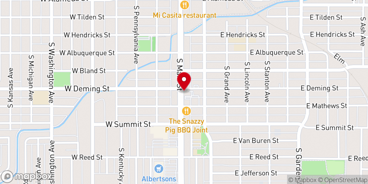 Map showing location of St. Peter Parish
