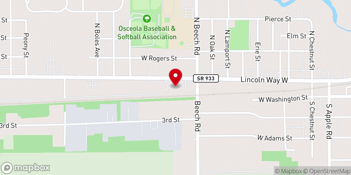 Map showing location of OC Cafe