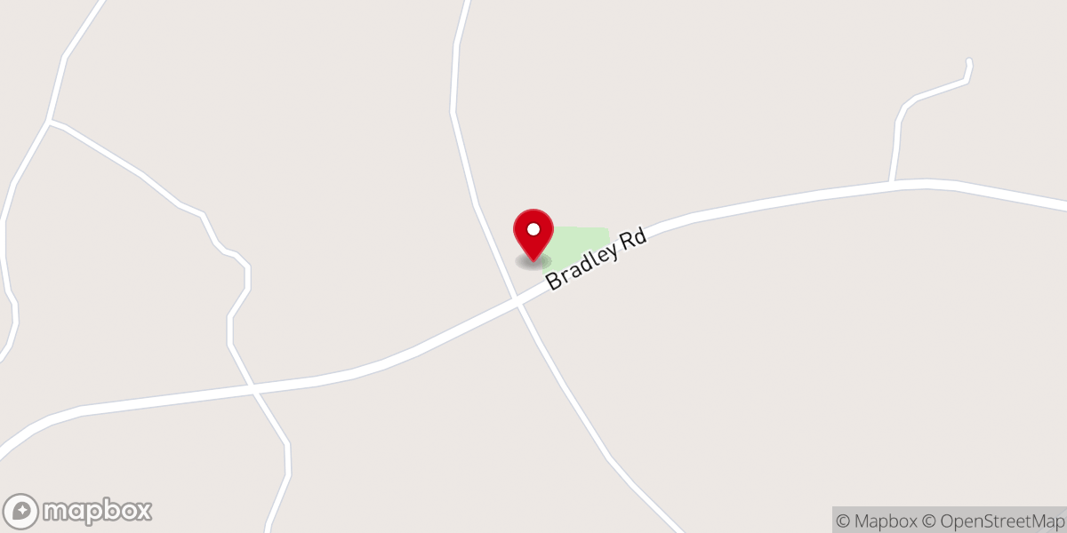 Map showing location of Elim Baptist Church