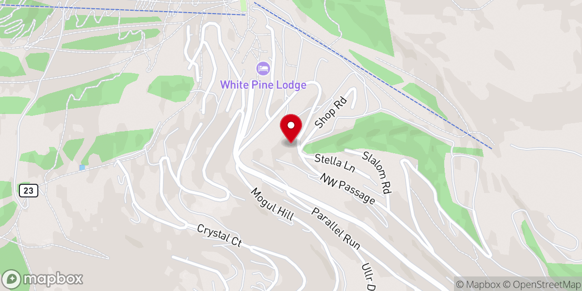 Map showing location of Schweitzer Chapel