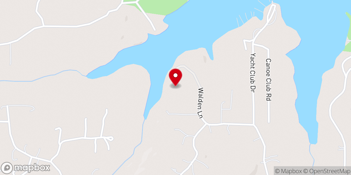 Map showing location of Camp Gideon