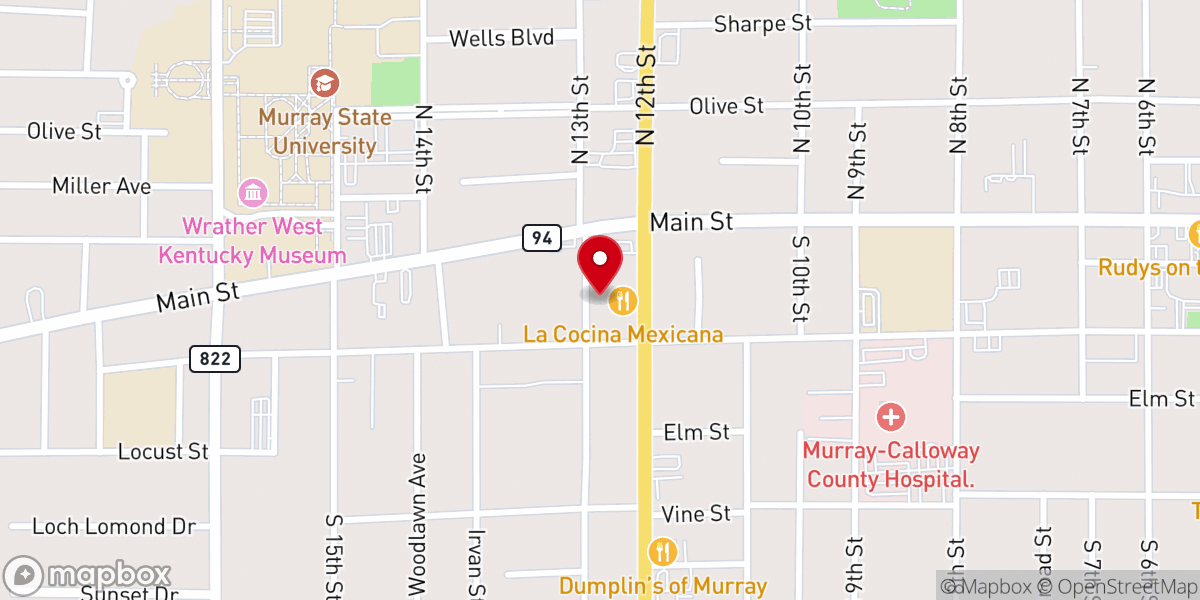 Map showing location of Under the Son Learning Center