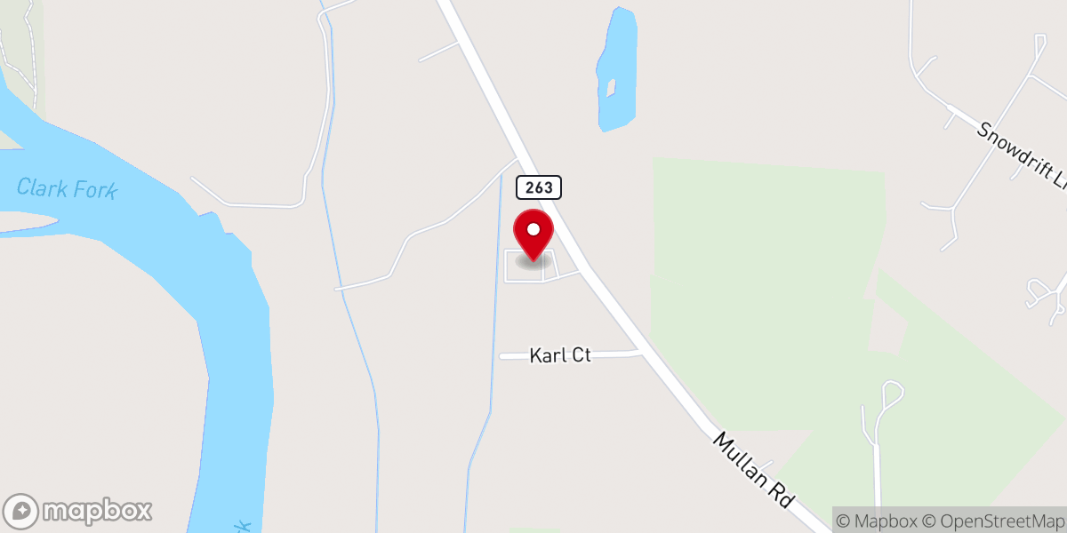 Map showing location of Slavic Pentecostal Church Of Missoula