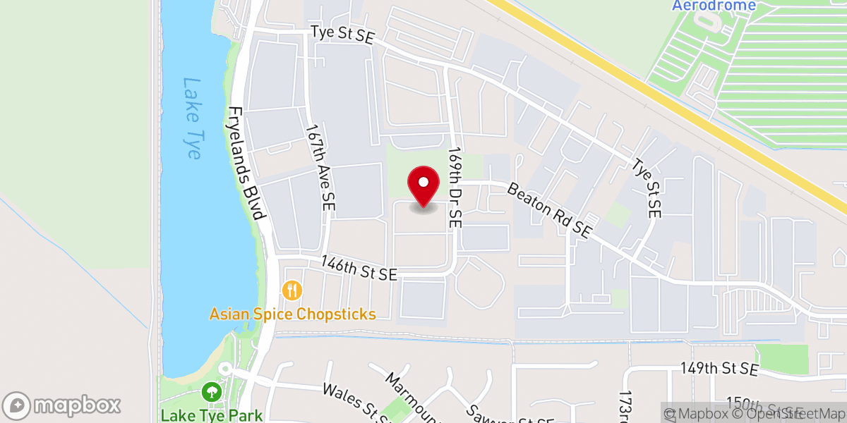 Map showing location of Chaplain Dale