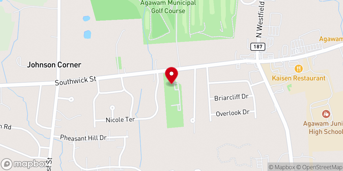 Map showing location of Polish American Club