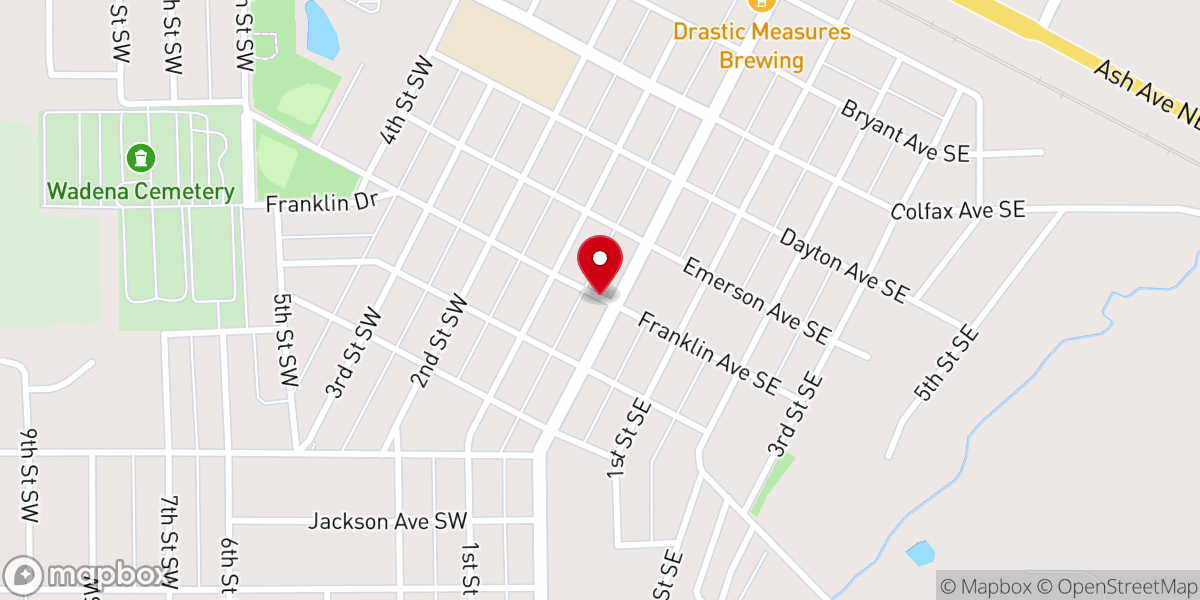 Map showing location of True Vine Ministries Inc