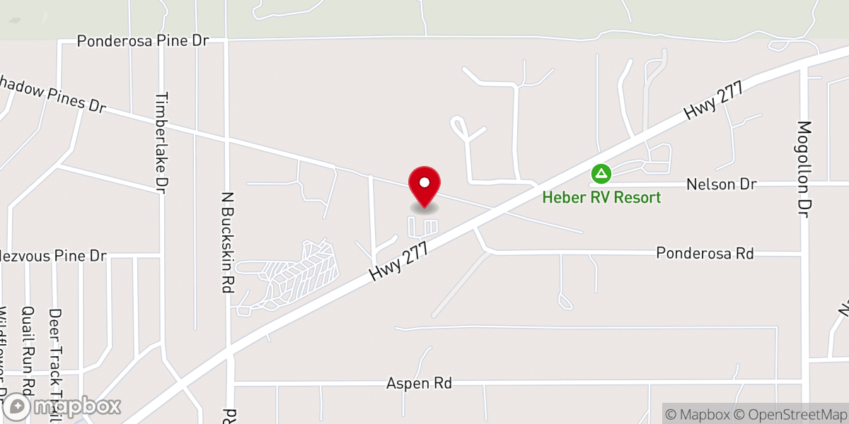 Map showing location of Fr. Jerry Thompson