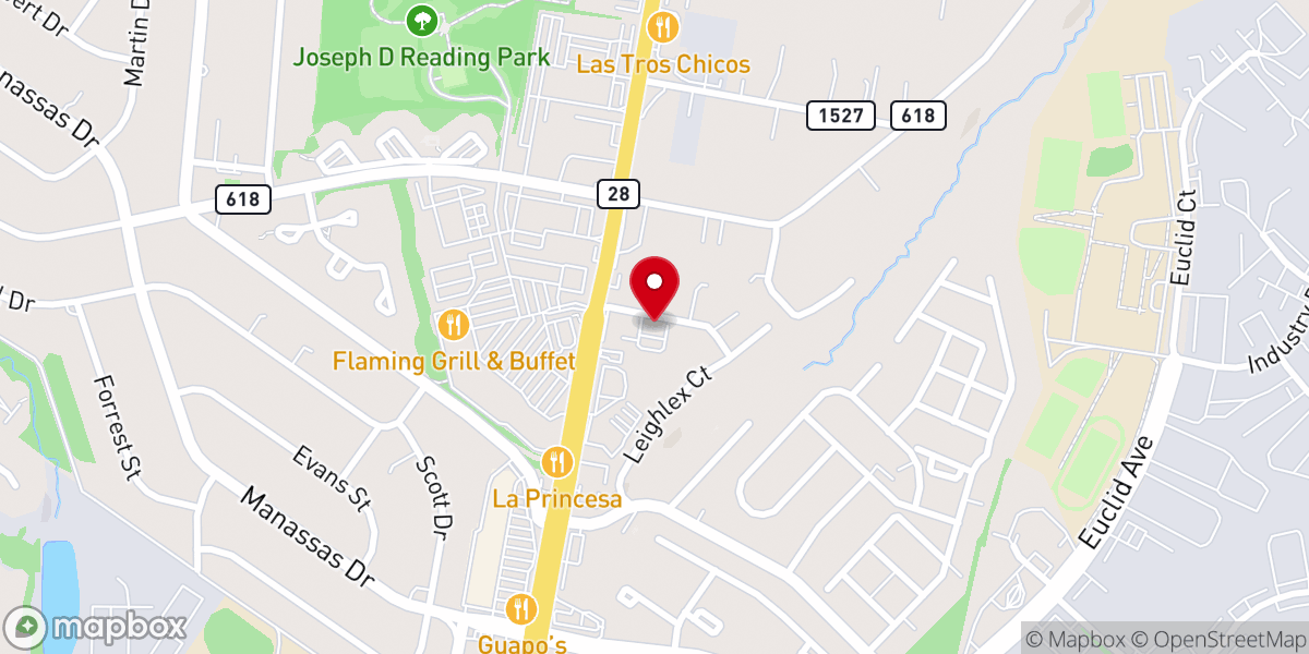 Map showing location of Eye on the Prize Ministries International