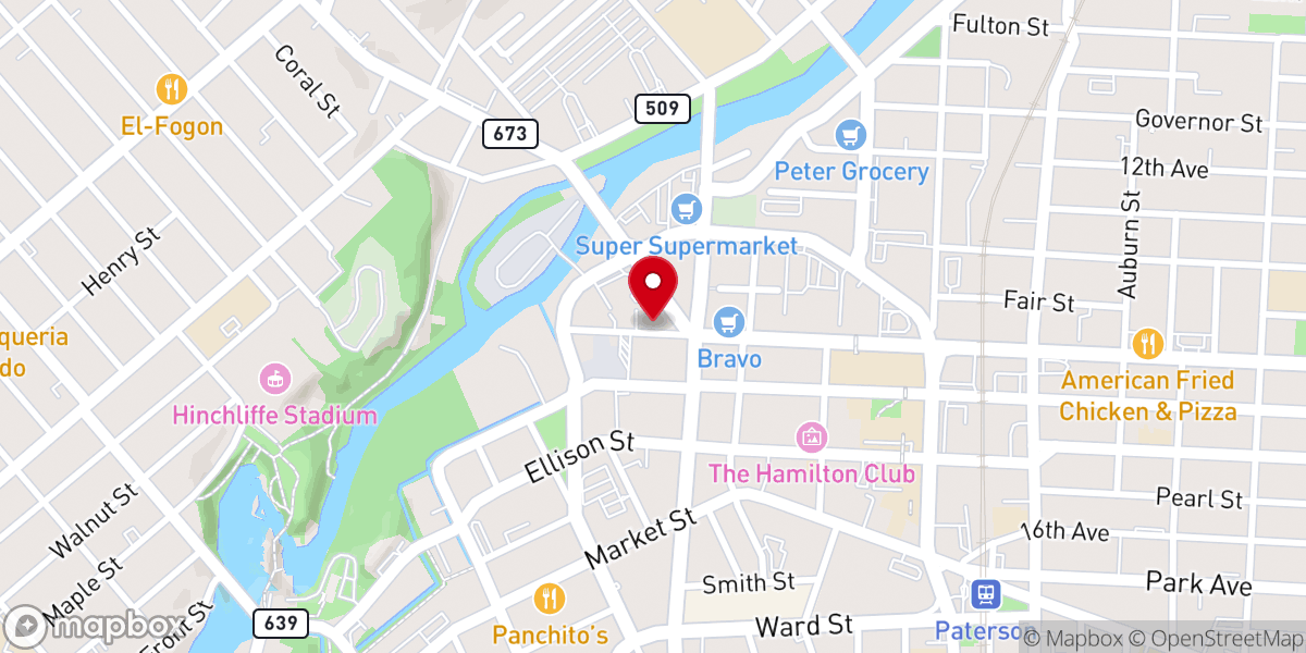 Map showing location of Fountain of Salvation Christian Church