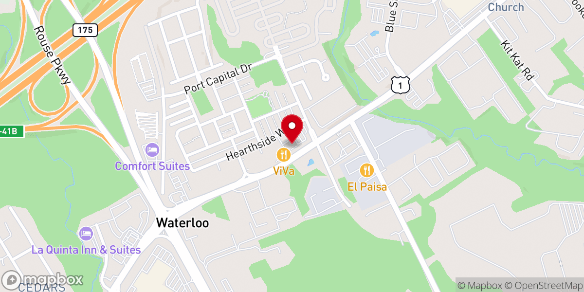 Map showing location of Another Broken Egg Cafe