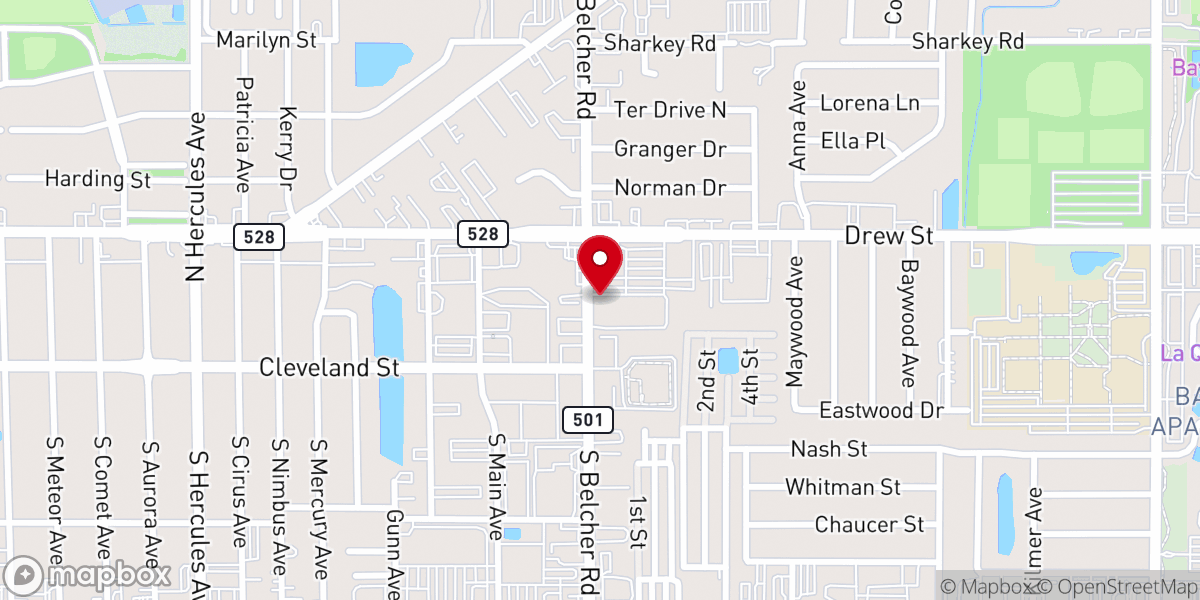 Map showing location of Skycrest Community Church