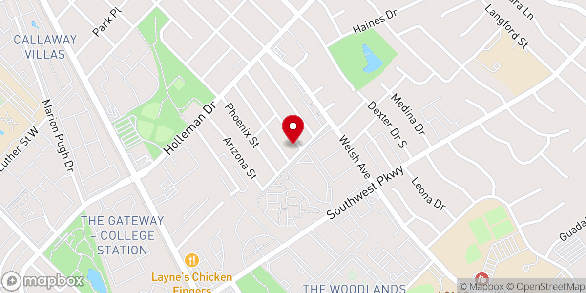 Map showing location of Pleasant Grove Baptist Church
