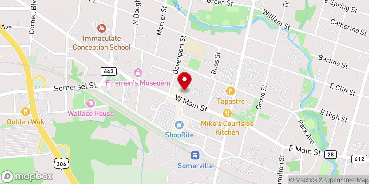 Map showing location of United Reformed Church