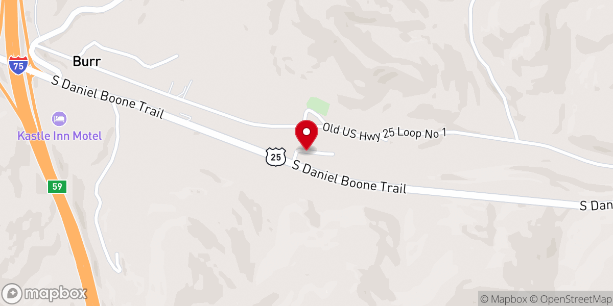 Map showing location of Community Bible Church
