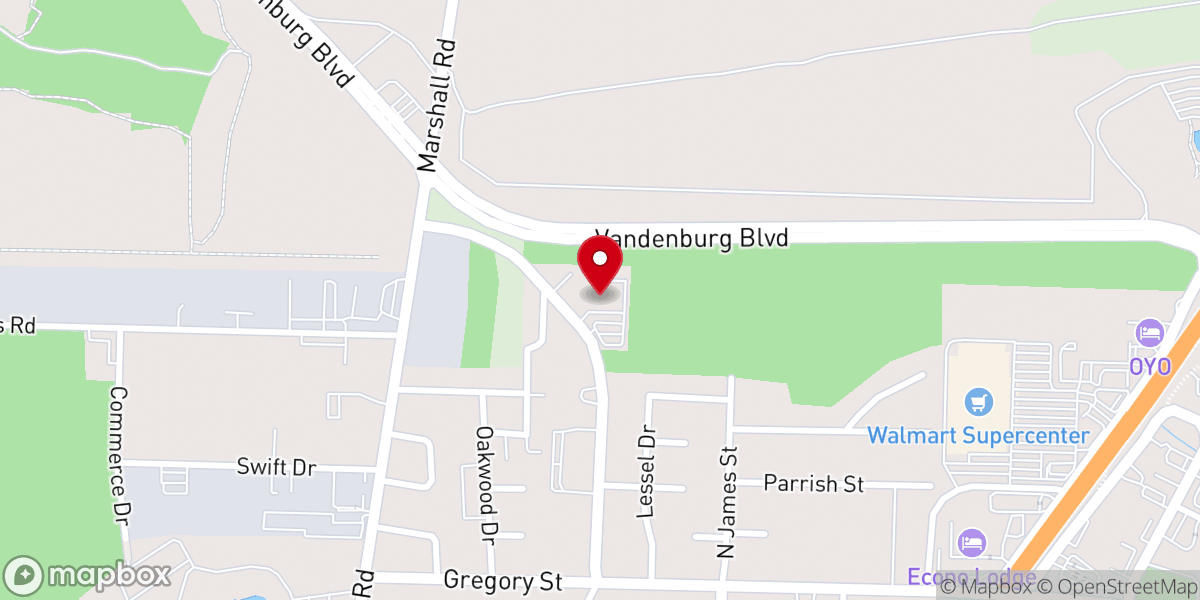 Map showing location of Saint Jude the Apostle Catholic Church