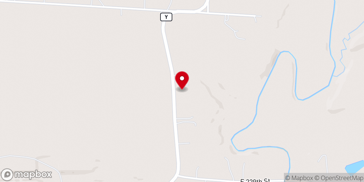 Map showing location of West Union Church
