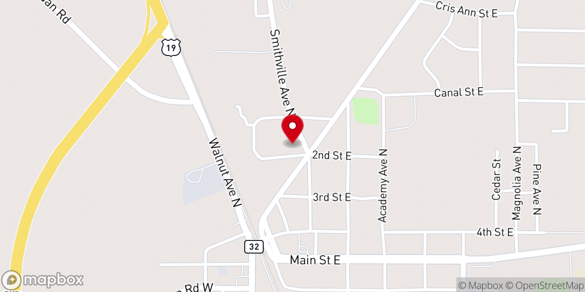Map showing location of Spirit of Truth Prayer