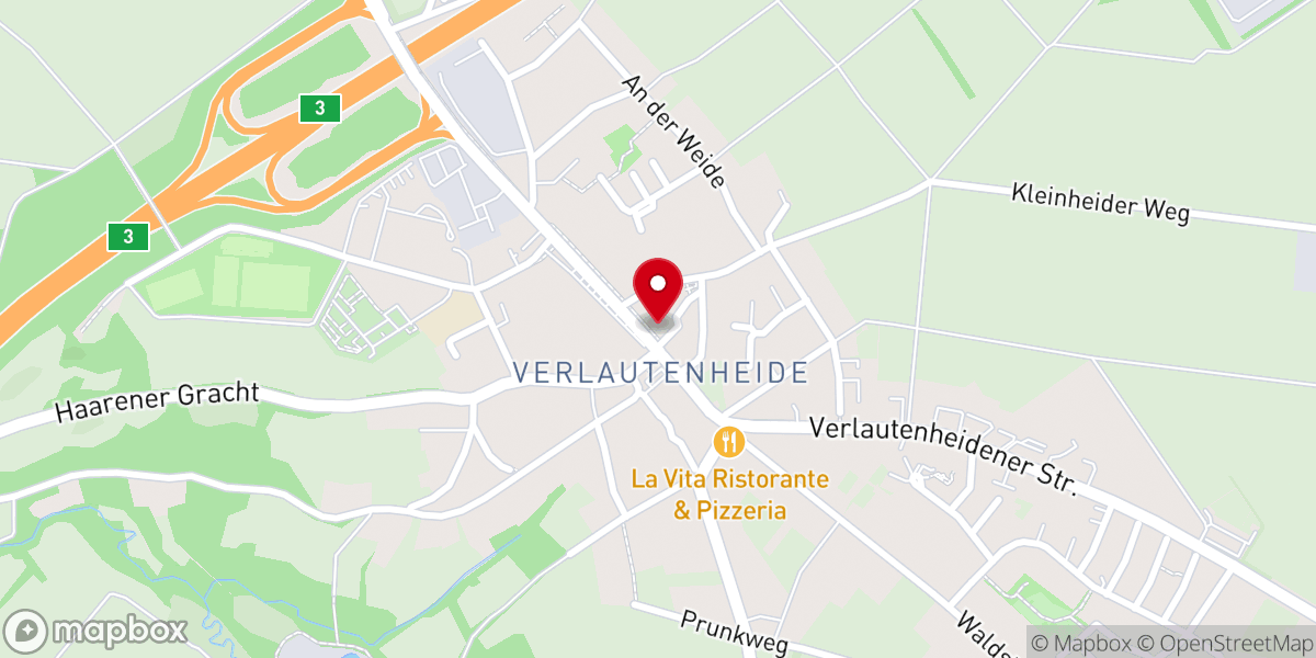 Map showing location of St. Hubert