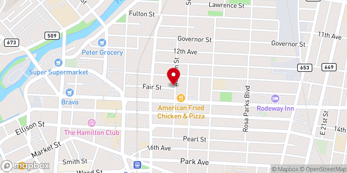 Map showing location of Saint Peter Sounds of Praise
