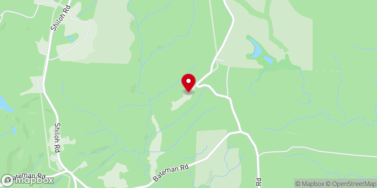 Map showing location of Clayborn Chapel