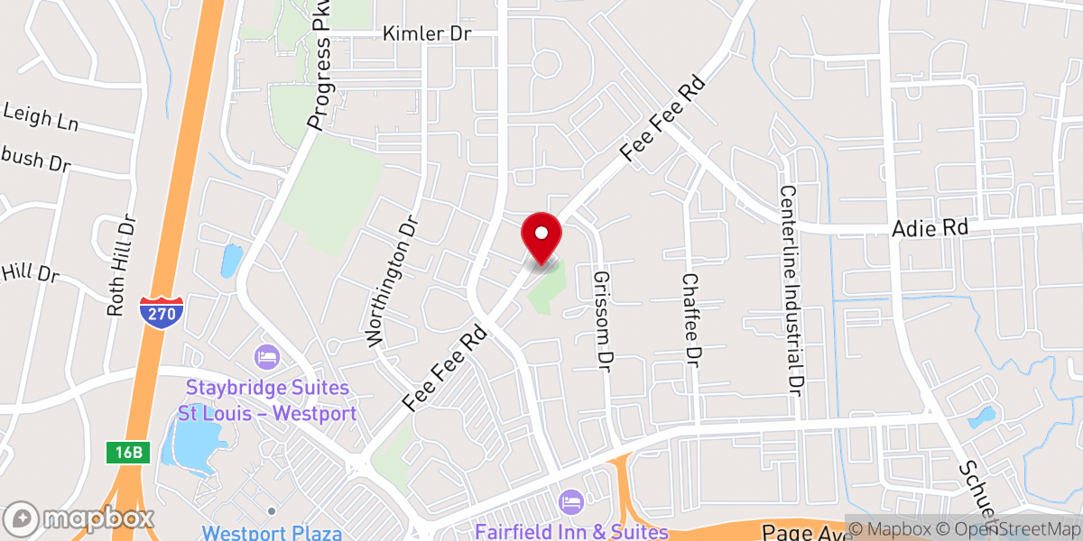 Map showing location of Musick Baptist Church