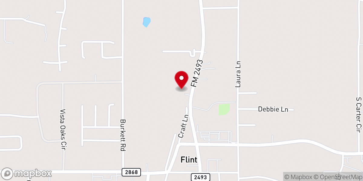 Map showing location of Grace Fellowship Church