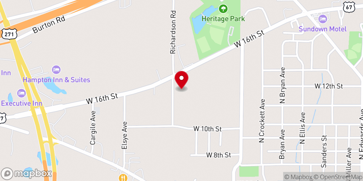 Map showing location of Unity Church