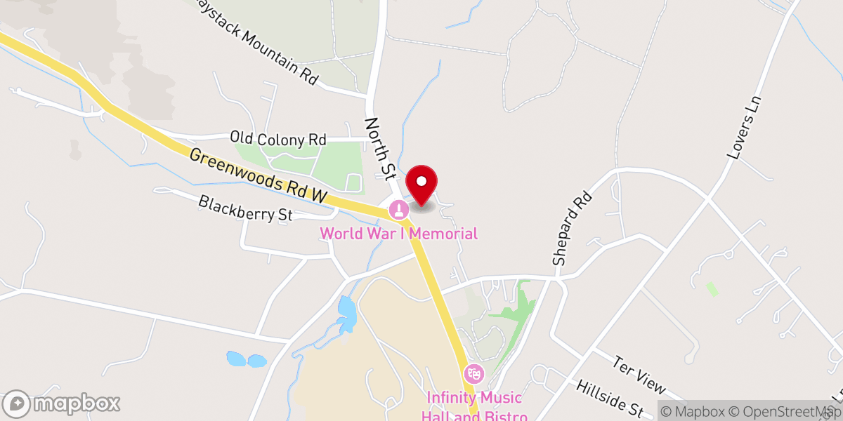 Map showing location of St. Martin of Tours Church of The Immaculate Conception