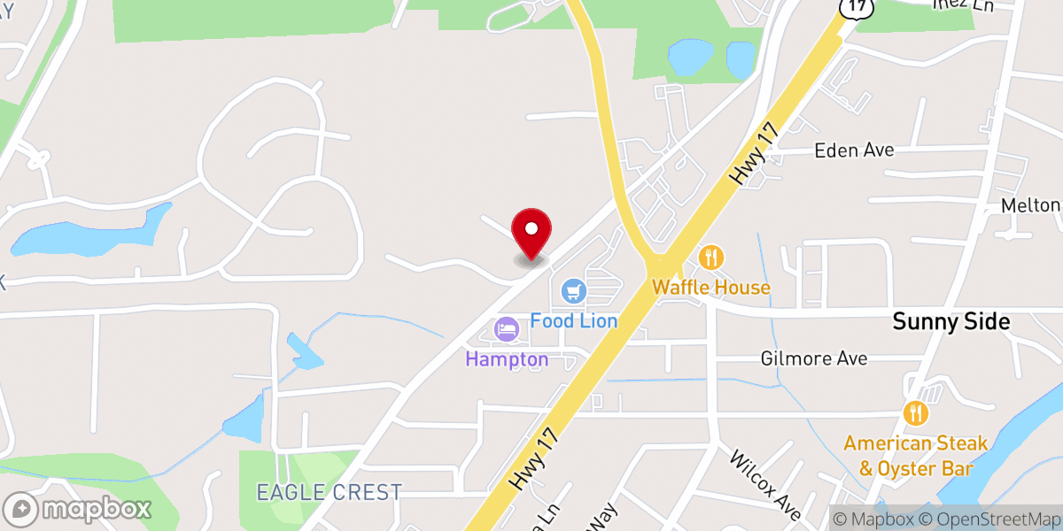 Map showing location of Heaven Gate United Methodist