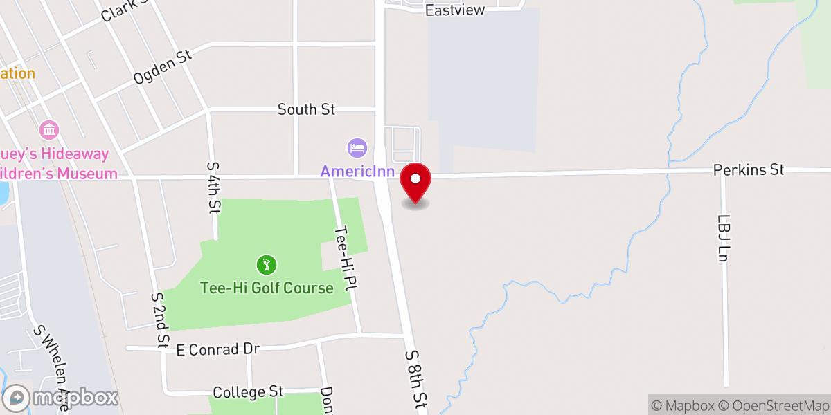 Map showing location of United Pentecostal Church