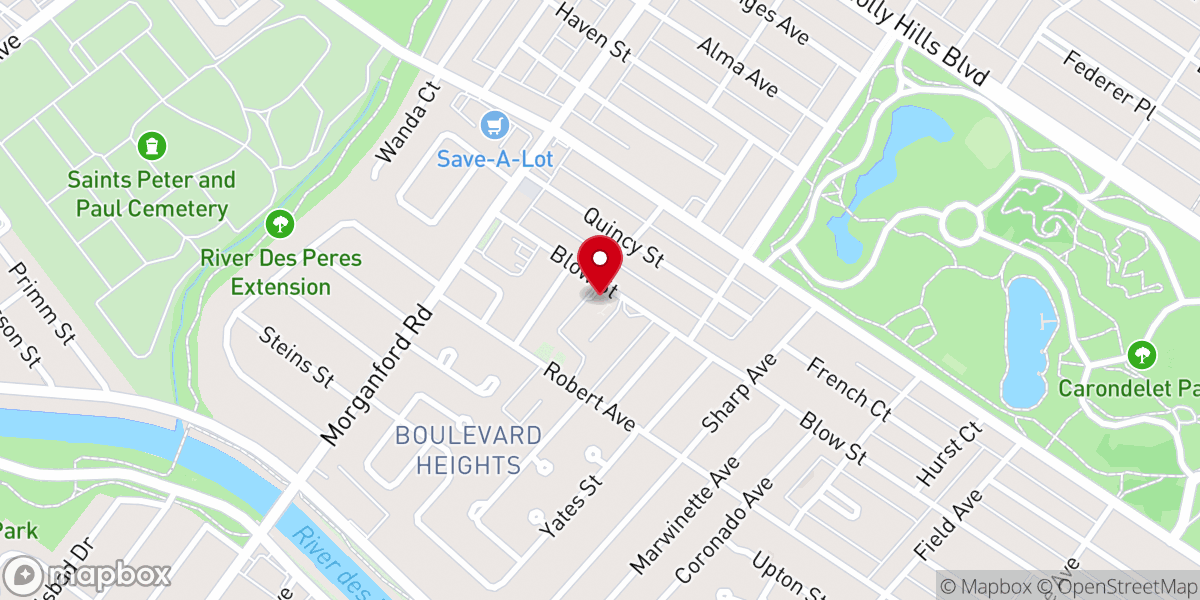 Map showing location of Immaculate Heart of Mary