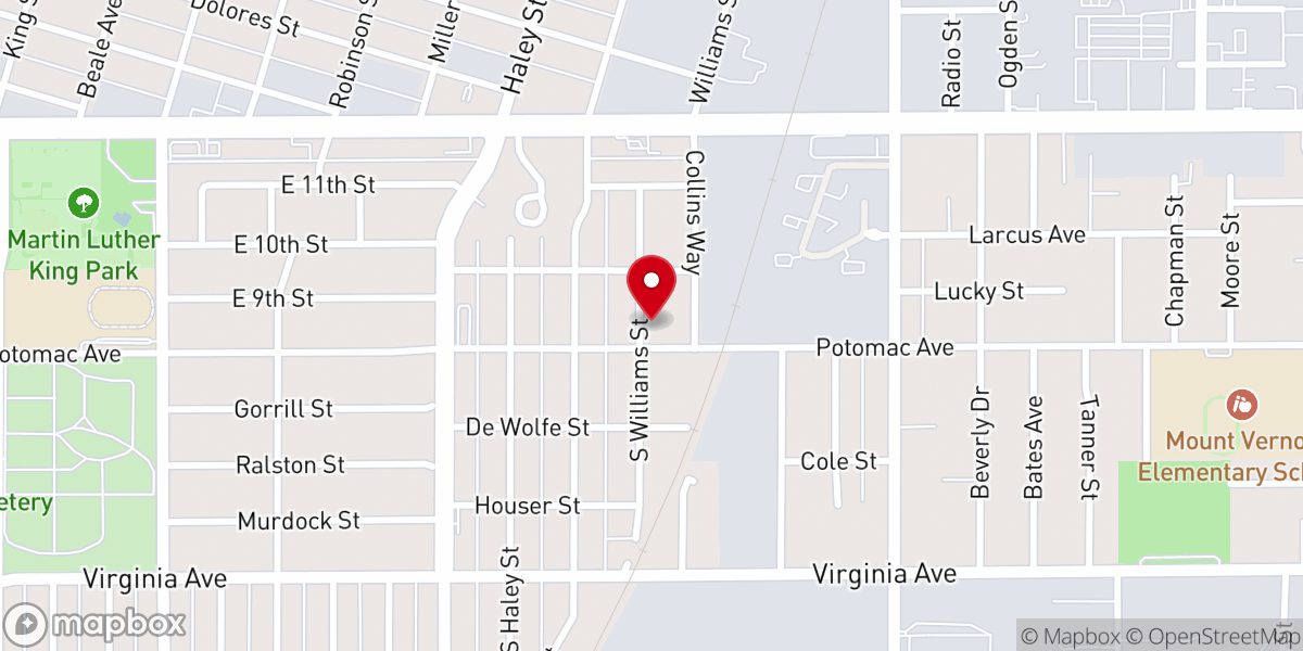 Map showing location of Iglesia Presbiteriana el Redento